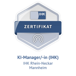 Offizielles IHK KI-Manager Badge